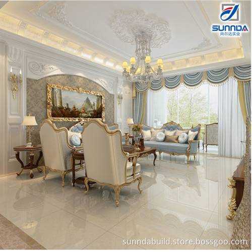 Africa smooth glossy suface carrara design porcelain tile flooring cheap prices,antislip terrace tile porcelanto in china